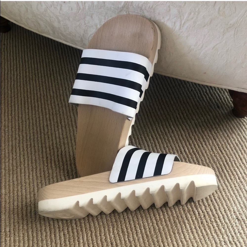 Adidas Adilette Wood Slides- Sz 7